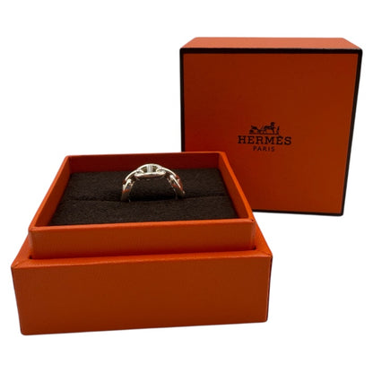 HERMESエルメス　シェーヌダンクル　アンシェネ　リング　SV シルバー　6号　中古