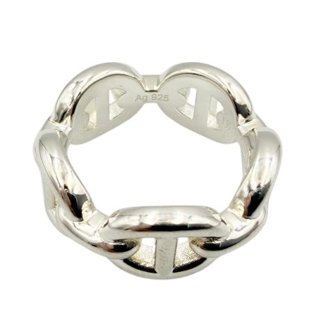 HERMESエルメス　シェーヌダンクル　アンシェネ　リング　SV シルバー　6号　中古