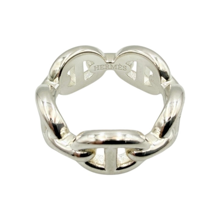 HERMESエルメス　シェーヌダンクル　アンシェネ　リング　SV シルバー　6号　中古