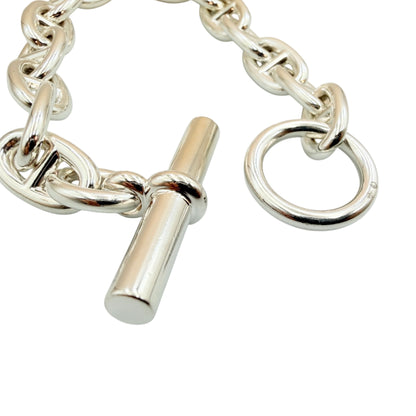 HERMES（エルメス）　シェーヌダンクル　MM ブレスレット 15コマ　シルバーSV