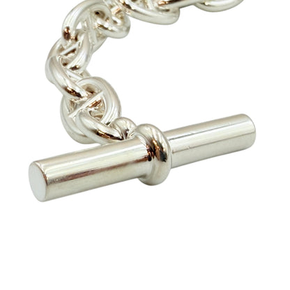 HERMES（エルメス）　シェーヌダンクル　MM ブレスレット 15コマ　シルバーSV