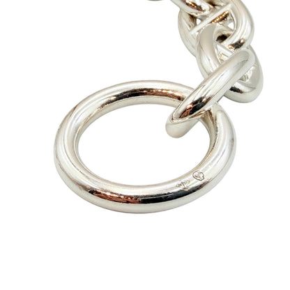 HERMES（エルメス）　シェーヌダンクル　MM ブレスレット 15コマ　シルバーSV