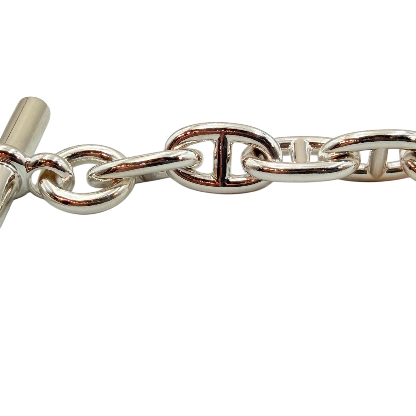 HERMES（エルメス）　シェーヌダンクル　MM ブレスレット 15コマ　シルバーSV