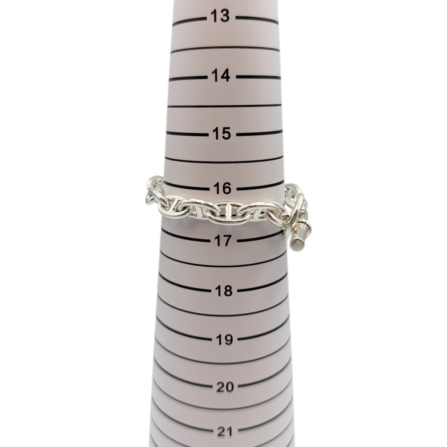 HERMES（エルメス）　シェーヌダンクル　MM ブレスレット 15コマ　シルバーSV