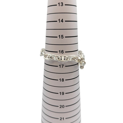 HERMES（エルメス）　シェーヌダンクル　MM ブレスレット 15コマ　シルバーSV