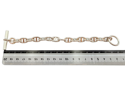 HERMES（エルメス）　シェーヌダンクル　MM ブレスレット 15コマ　シルバーSV